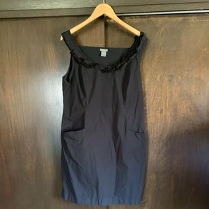 Ann Taylor Size 16 Black Shift Dress